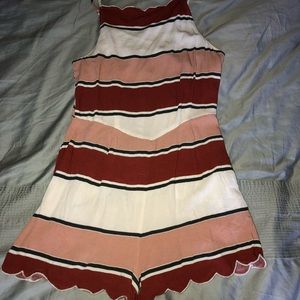 Kendall & Kylie Multi Color Striped Romper